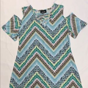 Printed Dress NWOT
